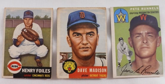(3) TOPPS Baseball Cards