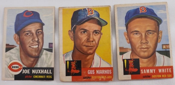 (3) TOPPS Baseball Cards