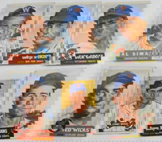 (6) TOPPS Baseball Cards