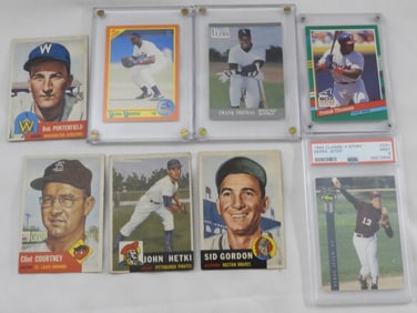 (8) Mixed Lot Of Baseball Cards
