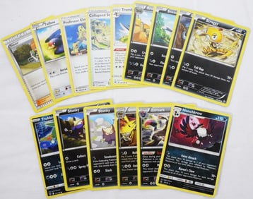 (15) Mixed Lot Of Pokemon Cards