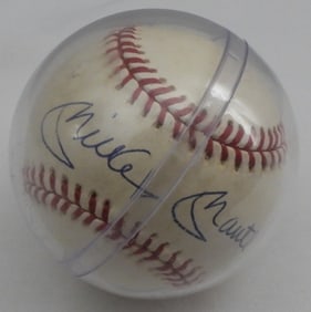 Mickey Mantle Autographed Baseball