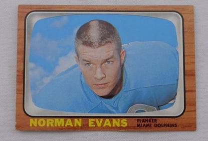 Norman Evans 1966 Rookie Card