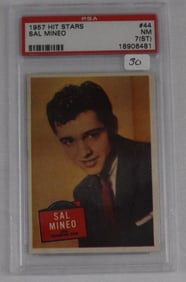 1957 Hit Stars Sal Mineo PSA NM 7