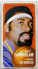TOPPS Basketball Card Walt Chamberlain