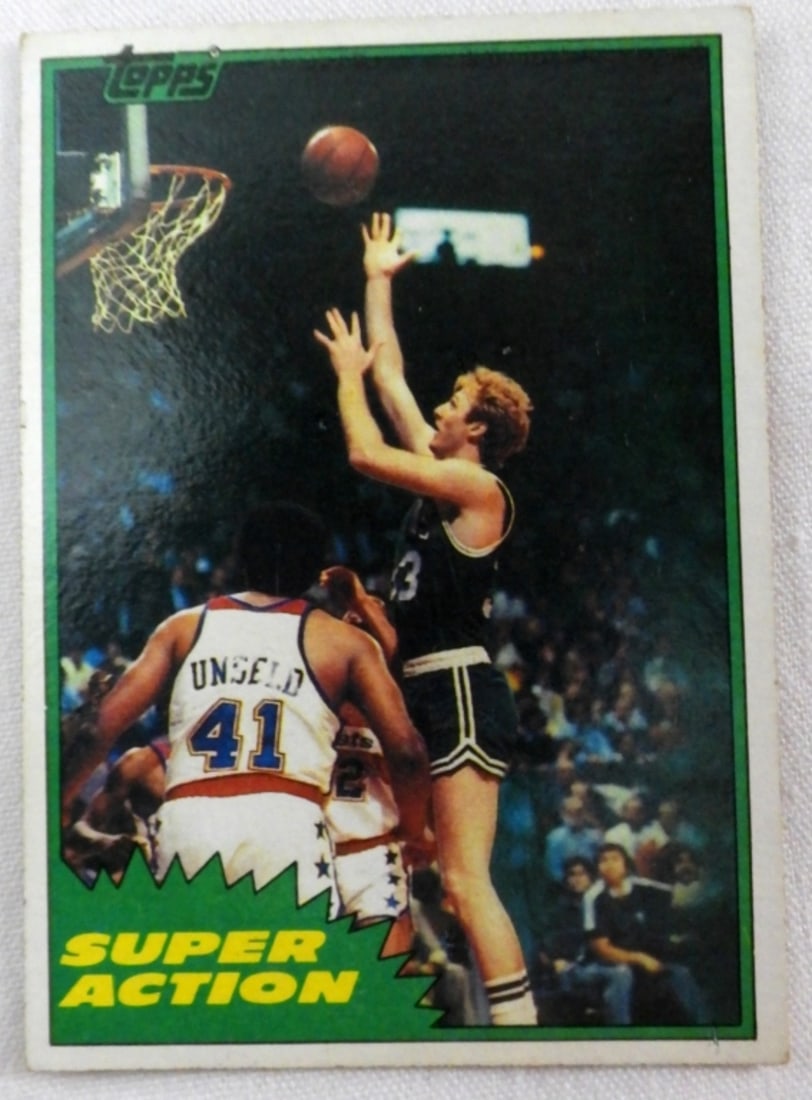 Card #101 TOPPS Larry Bird Super Action (1 of 2)