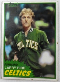 1981-82 Larry Bird TOPPS Card