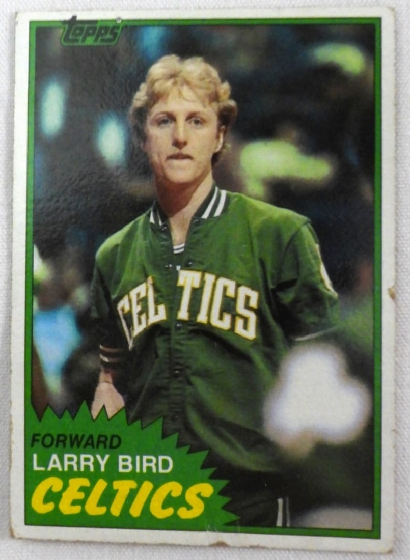 1981-82 Larry Bird TOPPS Card (1 of 2)