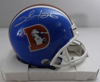 Clinton Portis Mini Helmet Autographed