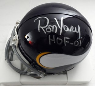 Ron Yary Mini Helmet Autographed