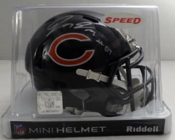 Jack Sanborn Mini Helmet Autographed
