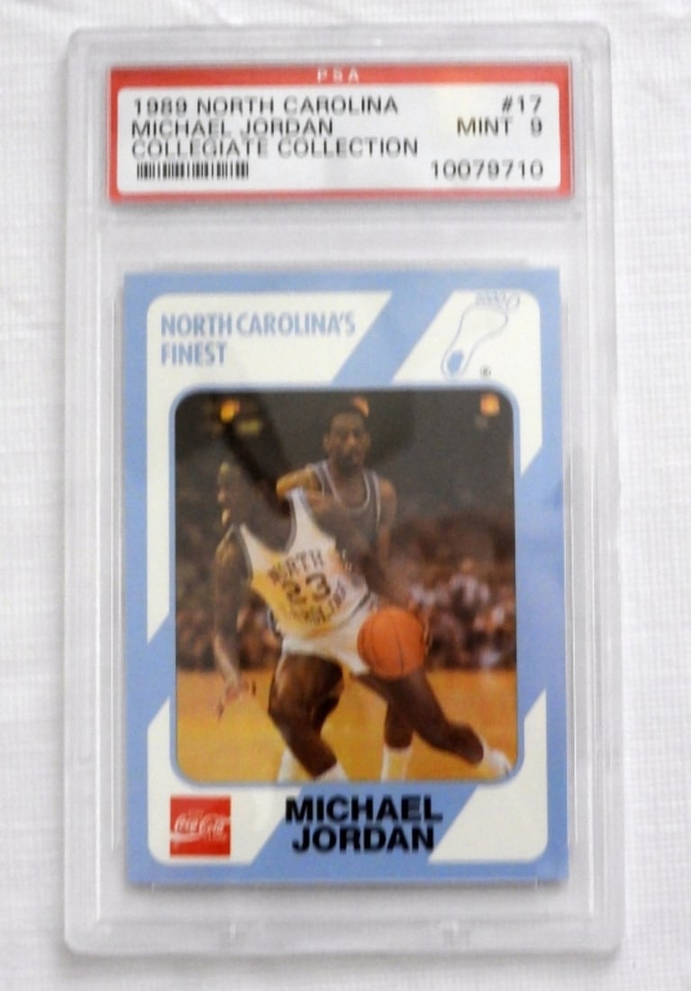 1989 North Carolina Michael Jordan 10079710: Collegiate collection. MINT 9. Graded by professional sports authenticator