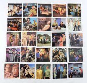 (25) Cut Out Star Trek 3x3 Cards