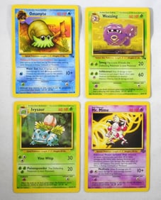 Lot Of 4 Pokemon Cards