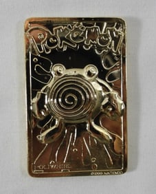 Pokemon 23kt Gold Card #61 Poliwhirl