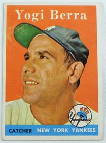 1958 Yogi Berra Topps Baseball Card