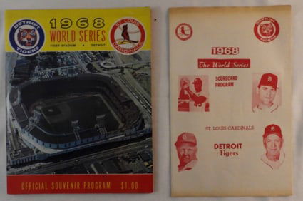 1968 World Series Official Souvenir Program