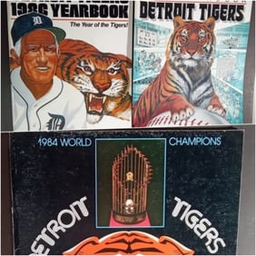 Detroit Tigers Yearbooks 1985-1987