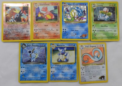 Variety of (7) Pokemon Cards