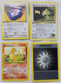 Lot of (4) Pokemon Cards