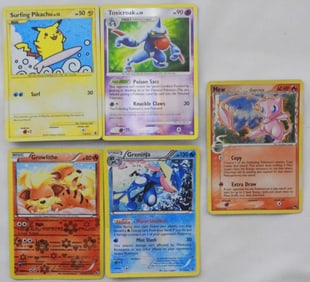 (5) Pokemon Cards