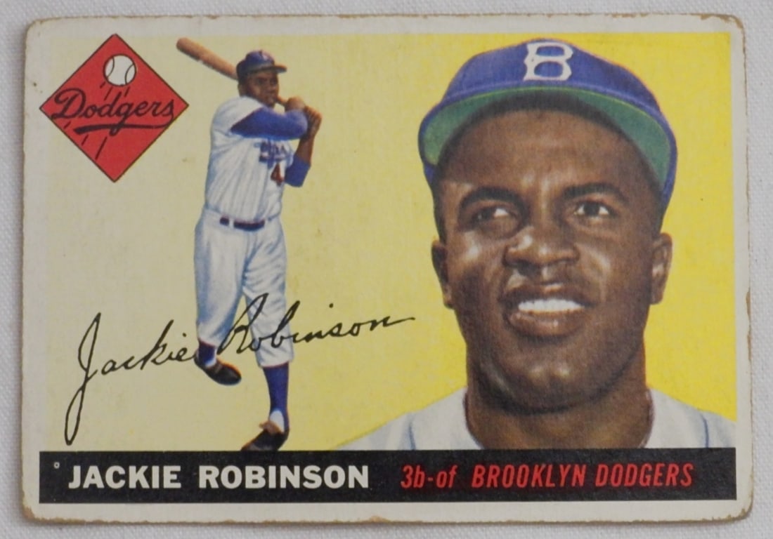 Topps 50 Jackie Robinson Card (1 of 2)