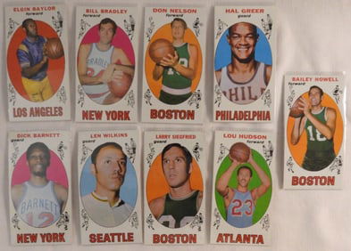 (9) TOPPS Basketball Cards