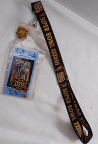 2004 Super Bowl XXXVIII Football Ticket