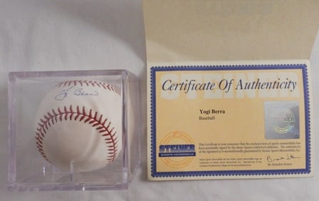 Yogi Berra Signed Baseball