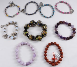 (9) Stertchy Beaded Bracelets