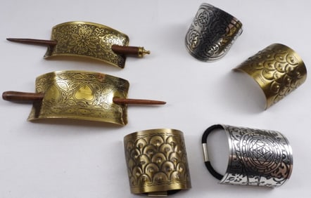 (6) Women's Hair Accessories