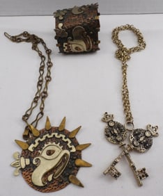 (2) Necklaces & Bracelet