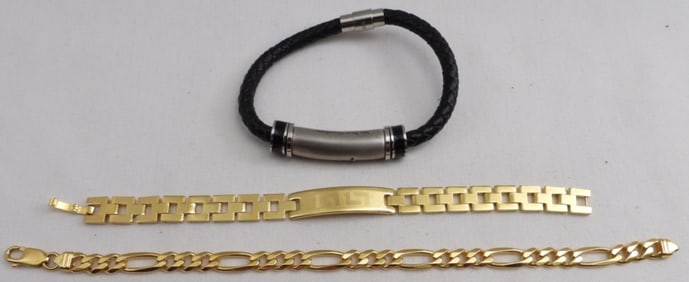 (3) Mens Bracelets