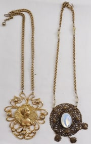 (2) Big Beautiful Necklaces