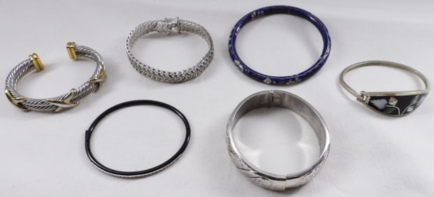 (6) Bangle Bracelets