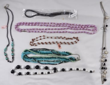 (7) Beautiful Chunky Beaded Necklaces