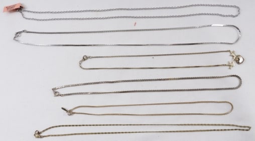 (6) Different Chain Necklaces