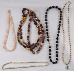(5) Beaded Necklaces