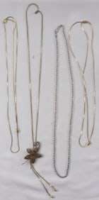 (4) Chain Necklaces