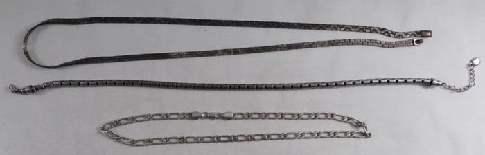 (3) Men's Necklaces