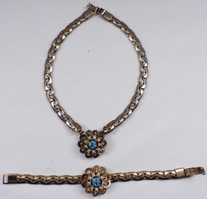 Women's Necklace & Bracelet Set