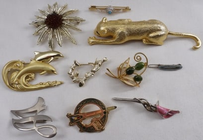 (10) Brooches