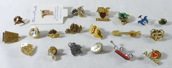 20 Mixed Lot Of Pins