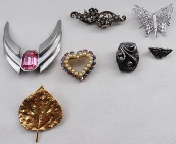 (8) Brooches of Different Kinds