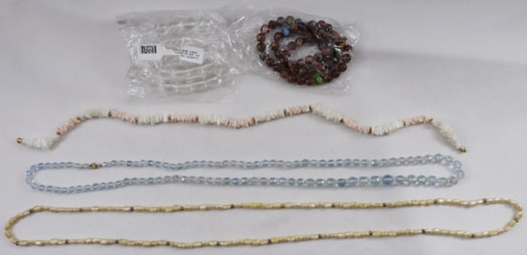 (5) Beaded Necklaces