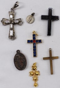 (7) Religious Pendants for Necklaces