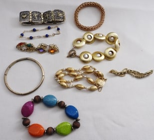 (9) Chunky Bracelets