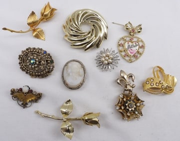 (10) Brooches