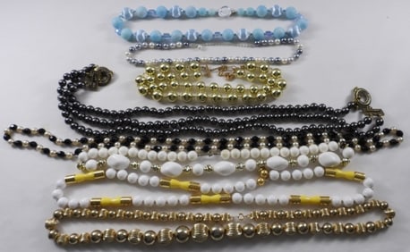 (8) Beaded Necklaces