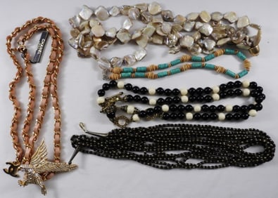 Variety of (5) Chunky Necklaces